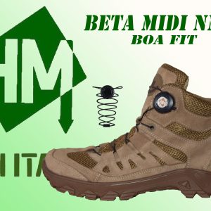 Тактичні черевики койот BETA MIDI SB BOA шнурівка